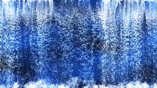 Beautiful, blue water, waterfalls& background