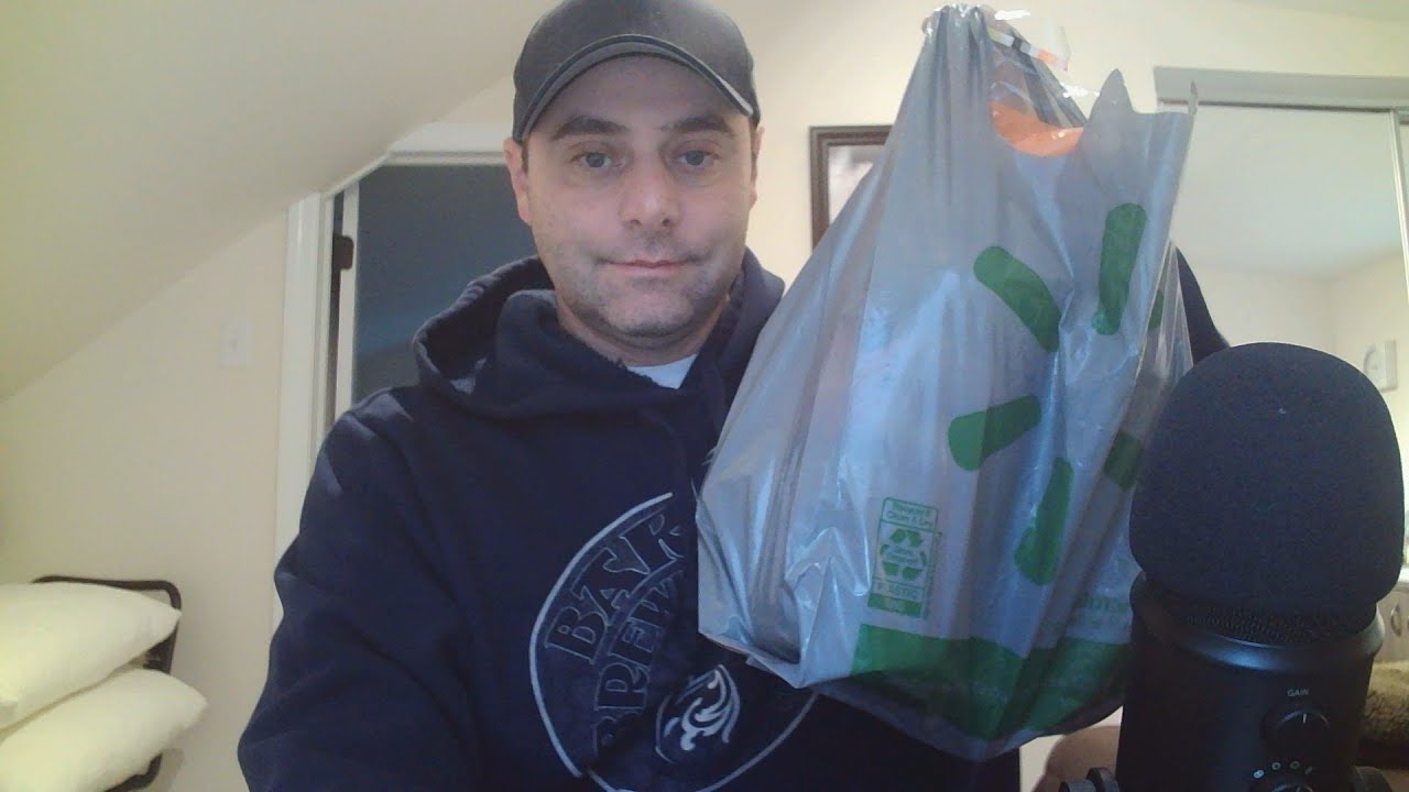 ASMR Gum Chewing Supermarket Haul