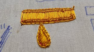 Class -7 Flat Loading Stitch for beginners in Kannada/ AARI Hand Embroidery Basic chain Stitch