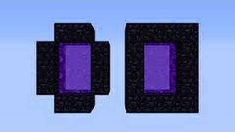 Minecraft: How To Build a Toggleable Nether Portal! Tutorial