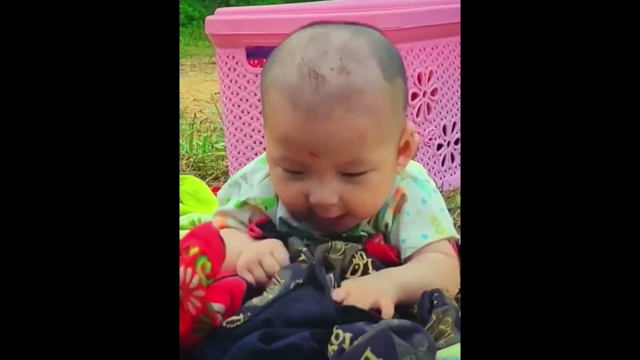 Poor lady saved an abandoned baby