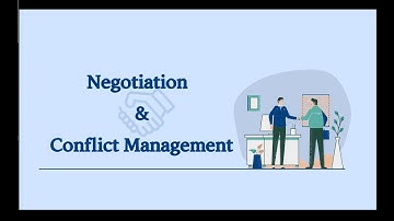 Intro_Negotiation & Conflict Management