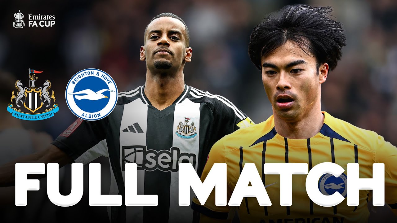 FULL MATCH | Newcastle United v Brighton & Hove Albion | Fifth Round | Emirates FA Cup 2024-25