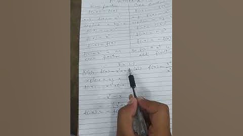 Even and Odd function (part 2).|Mathematics|