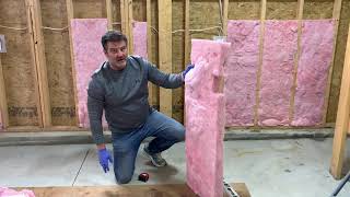How to Insulate a 2 x 4 wall.