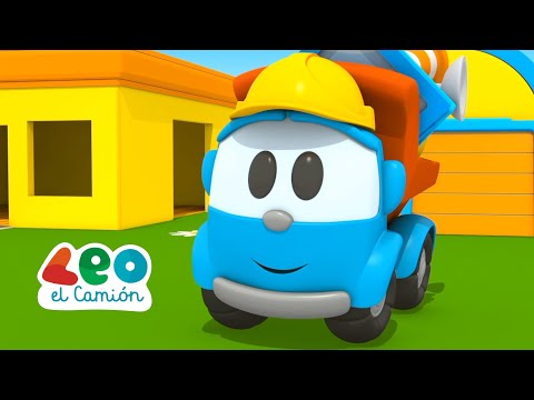 Leo el Camión - Año nuevo, casa nueva - Leo construye garajes para sus amigos - 40 minutos