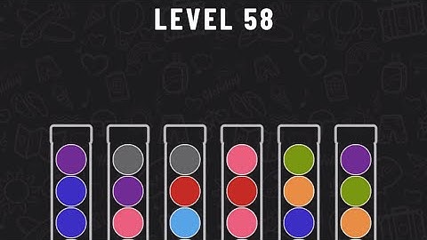 Ball Sort Puzzle Level 58 #ballsortpuzzle #ballsortpuzzlegameplay #puzzlegame #mobilegames