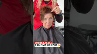 UPPER LAYERS PRO PIXIE HAIRCUT: Complete Tutorial Linked Below! ๐ฅ๐ฅ๐ฅ