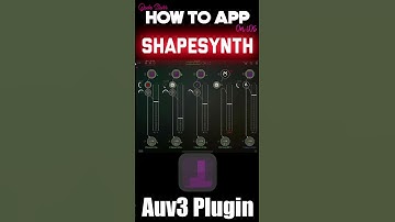 Shapesynth by ERik Sigth on How to App on iOS.