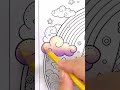 How I color Pastel Cloud | Colored - Pencil | Coco Wyo #cocowyocoloringbook #cocowyo