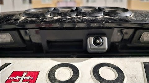 Audi A4 b8.5 installation of a reversing camera