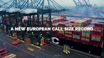 MSC ALLEGRA Call size record at MPET in the Port of Antwerp 2021