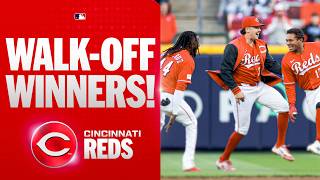 Cincinnati Reds win their first game of the 2026 season in WALK-OFF fashion! 🤩 | MLB Highlights
