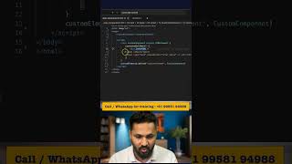 Web Components Explained in 1 Minute 🔥 | JavaScript Interview Question | Custom HTML Elements