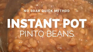 Instant Pot Pinto Beans EASY NO SOAK VERSION