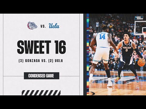 Gonzaga vs. UCLA - Sweet 16 NCAA tournament extended highlights