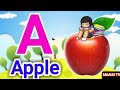 ABCD | abc phonics song | ए फाॅर एप्पल | अ से अनार | A for Apple 🍎 | Nursery Rhymes @MAAUU_TV