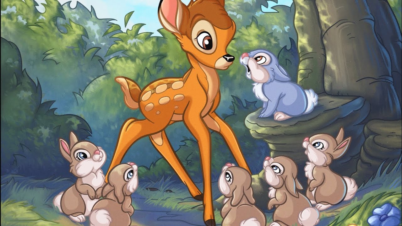Happy Colour - Colour by Number. Disney Bambi 🦌🌳🌻 - Thumper