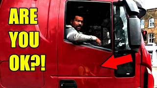 Aggressive Truck Driver Causes Chaos