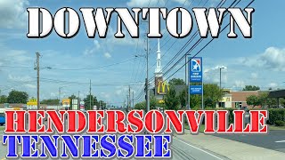 Hendersonville - Tennessee - 4K Downtown Drive