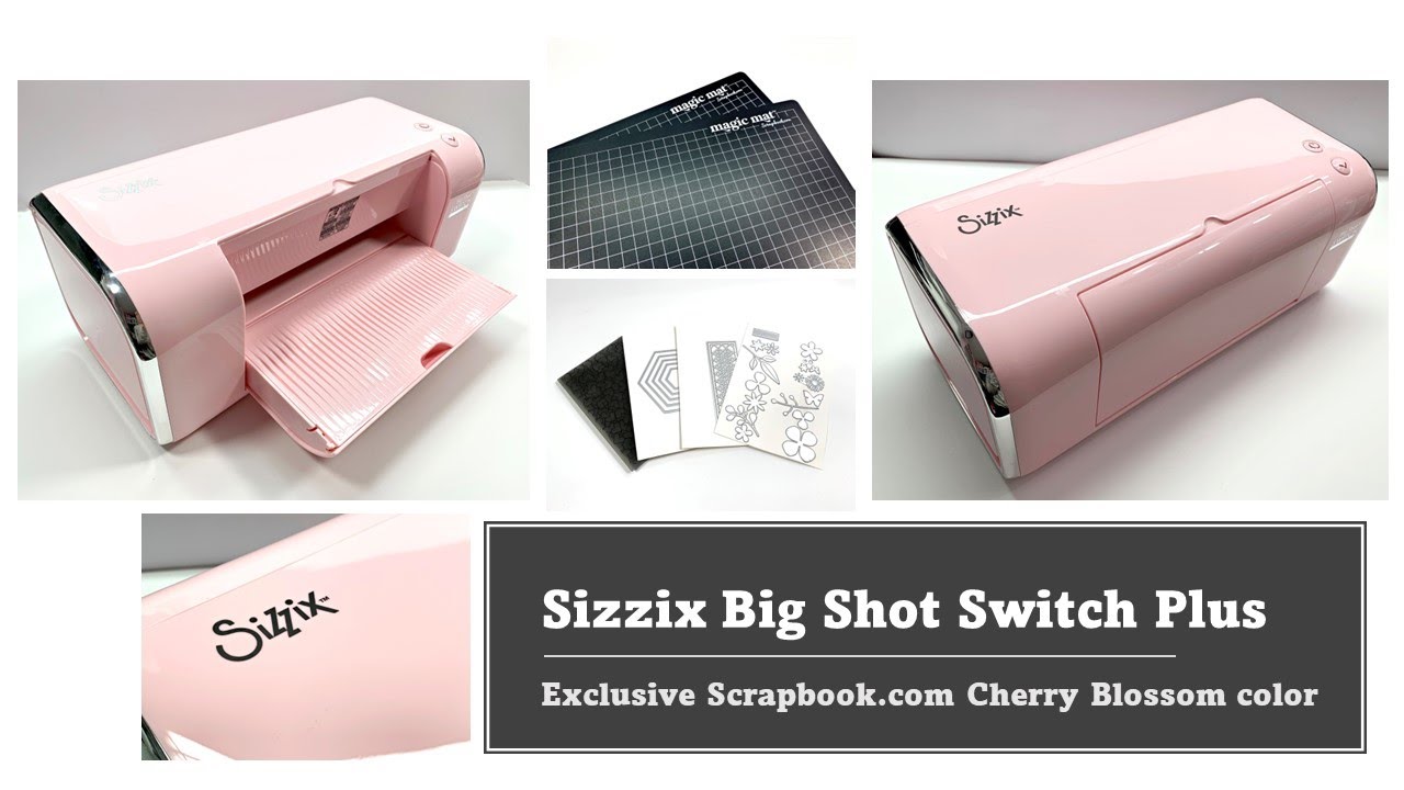Sizzix - Big Shot Switch Plus Machine - Starter Kit - Cherry Blossom