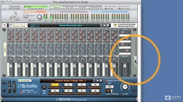 3. The Sampling Inputs - Reason 5 202: Live Sampling in Reason