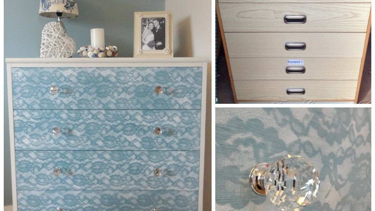 So Easy So Feminine So Beautiful Is This Lace Painted Dresser