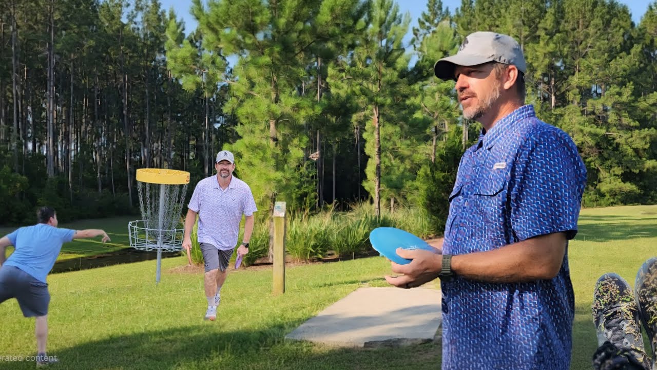 Disc golf at the Chain Dragon in Freeport Fl with my good buddy David King!