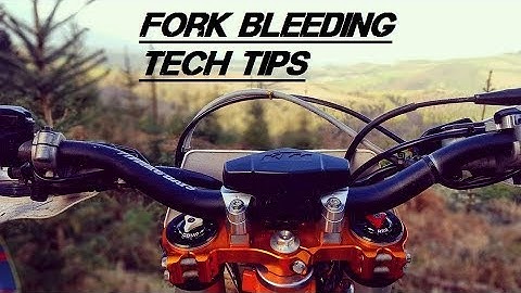 ALwAyS bleed your forks!!.... Dirtbike fork bleeding tech tips