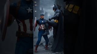 ¡BRUTALIDAD MÁXIMA! Batman vs Capitán América - ¡EL FINAL TE VOLARÁ LA CABEZA! #shorts