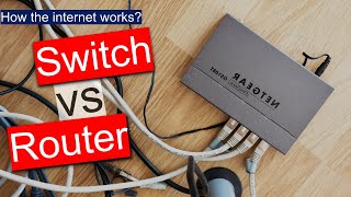 Switch vs Router | How the internet works?
