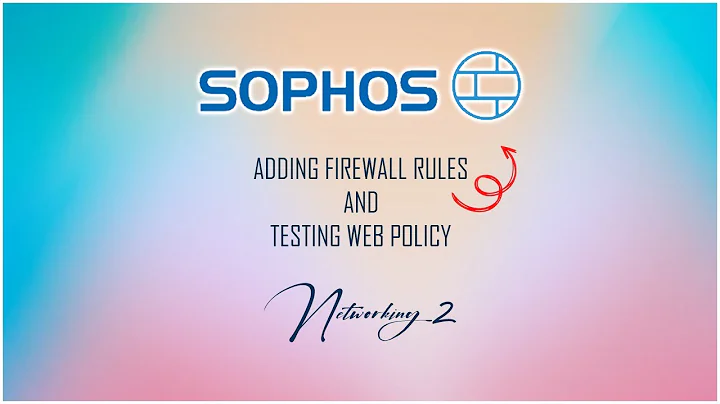 Adding Firewall Rule and Testing Web Policy | Lester Chico | Networking 2