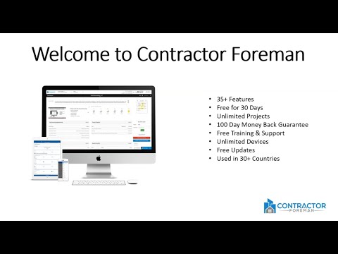 Contractor Foreman (CMS + CRM) Introduction