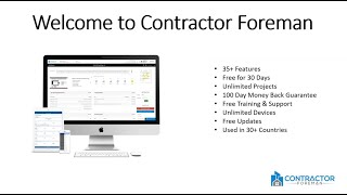 Contractor Foreman (CMS + CRM) Introduction screenshot 1