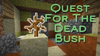 Minecraft Quest For The Deadbush