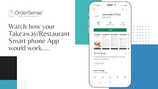 OrderSense - Takeaway/Restaurant Smart phone App Demo screenshot 2