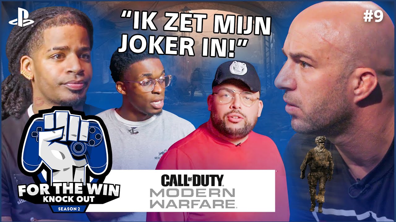 KEIHARDE PRE-GAME & NESIM GAAT STUK OM GAMEFACE QUCEE IN COD: MW | FOR THE WIN: KNOCK OUT S2 | #9