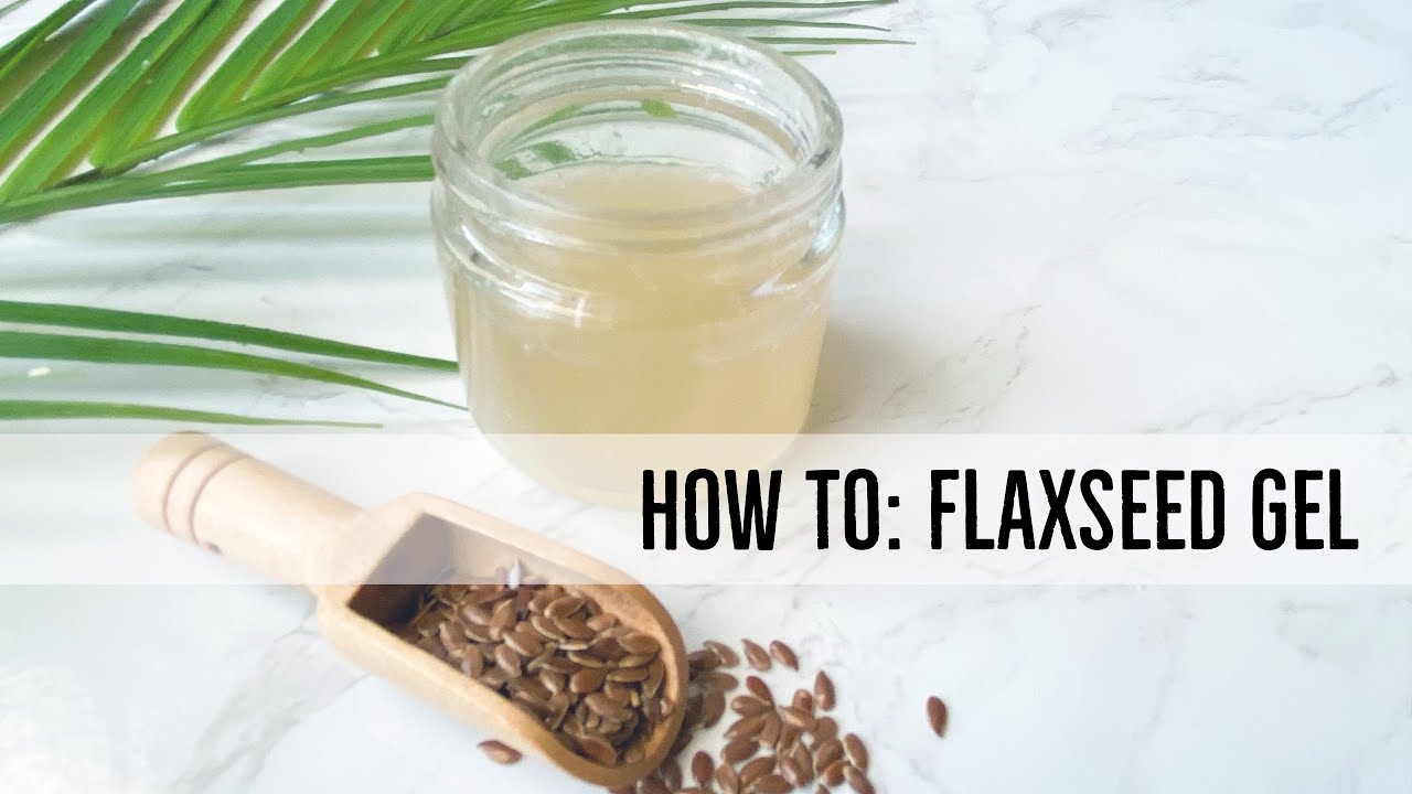 DIY Flaxseed Gel For Natural Hair & Locs YouTube