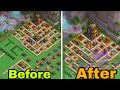 The most spell troops have been saved by attacking this base