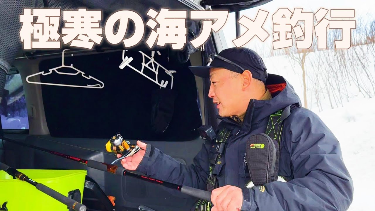 凍えながら海アメの溜まり場見つけてきた