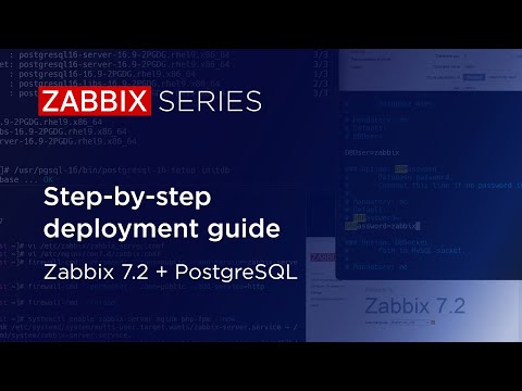 Step-by-step deployment guide - Zabbix 7.2 + PostgreSQL