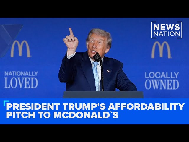 President Trump speaks on affordability at McDonald`s Impact Summit
