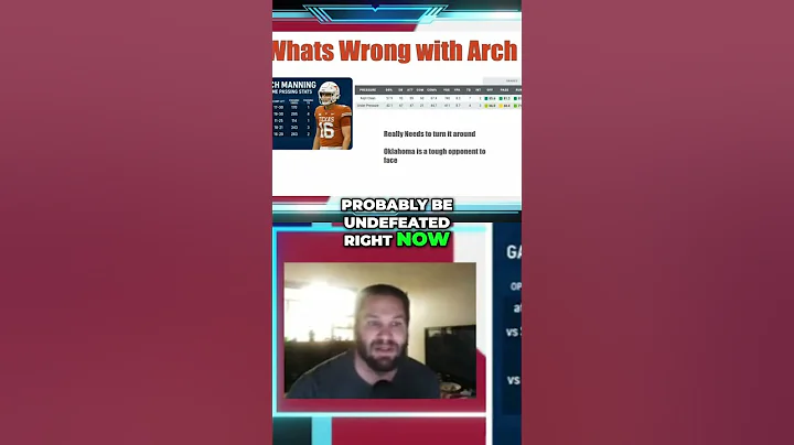 Texas Defense Dominates, But What's Up With Arch Manning? #shorts