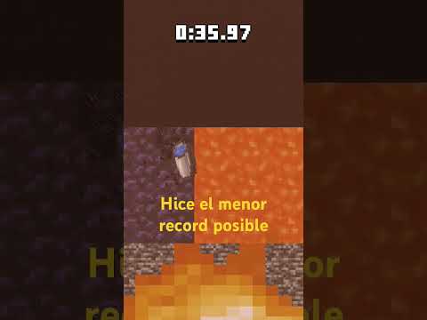 hice el menor record posible