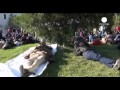 Refugees shun the sea for the overland route into Europe from Turkey