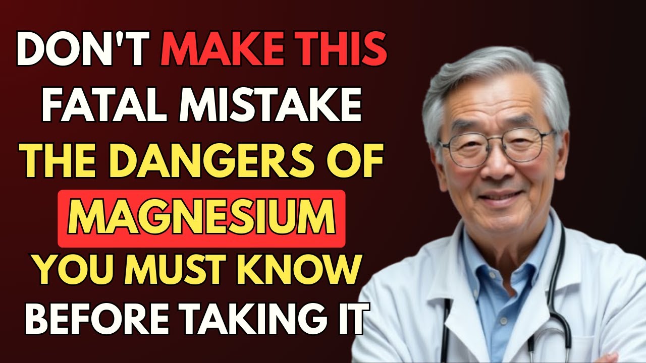 Japanese Doctor: 4 Warning Signs You Should Never Take Magnesium & 5 Signs You Must Take It Daily!