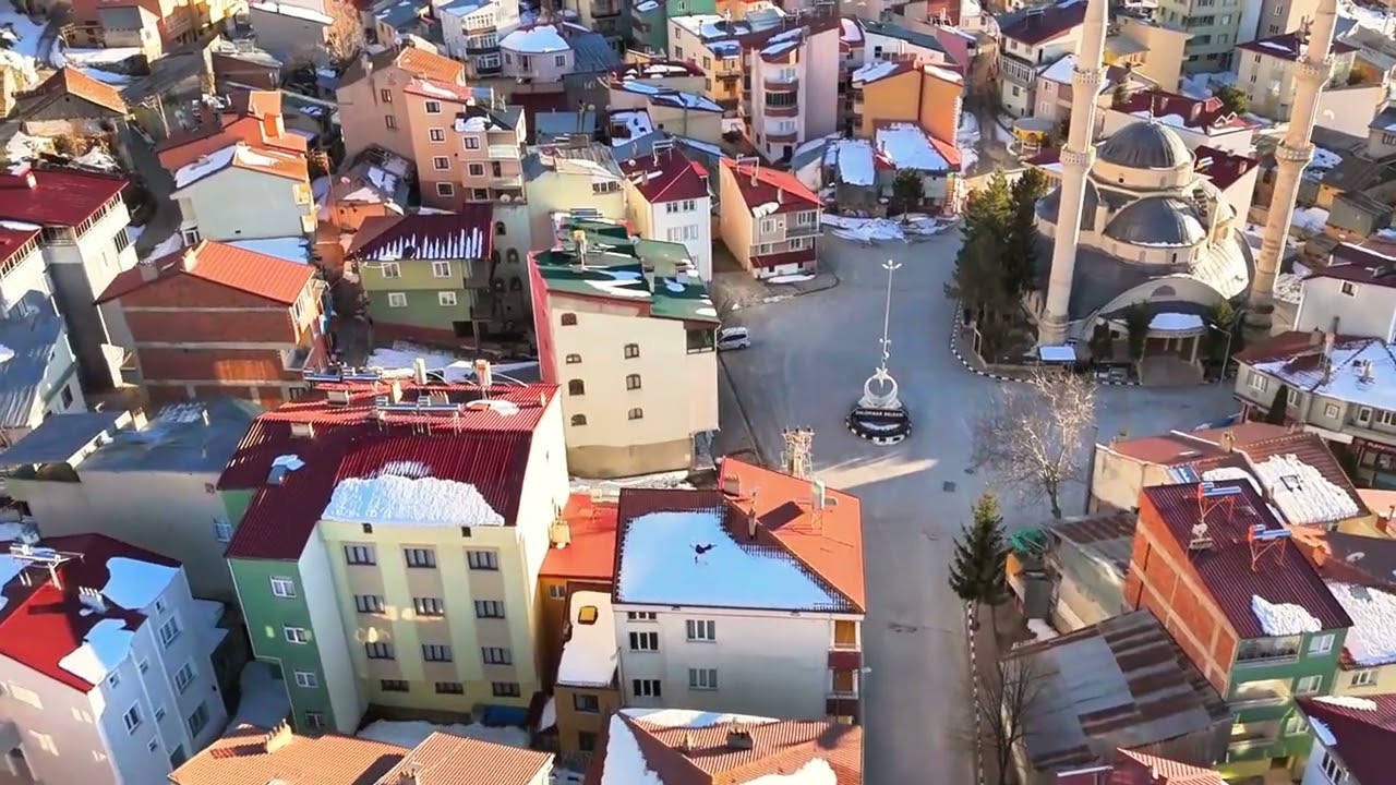 Pekün Barajı Kış Manzarası | Drone ile Büyüleyici Görüntüler | Ünlüpınar - Kelkit