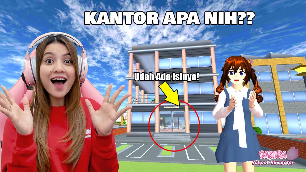 GEDUNG  BERTINGKAT DEKAT SEKOLAH TERNYATA UDAH BISA DIMASUKIN!!  SAKURA SCHOOL SIMULATOR - PART 656