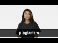 How to pronounce PLAGIARISM in American English