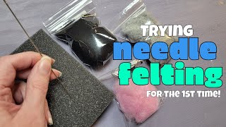 Trying Out Needle Felting!! Best wishes for my fingers! - Live Stream 54